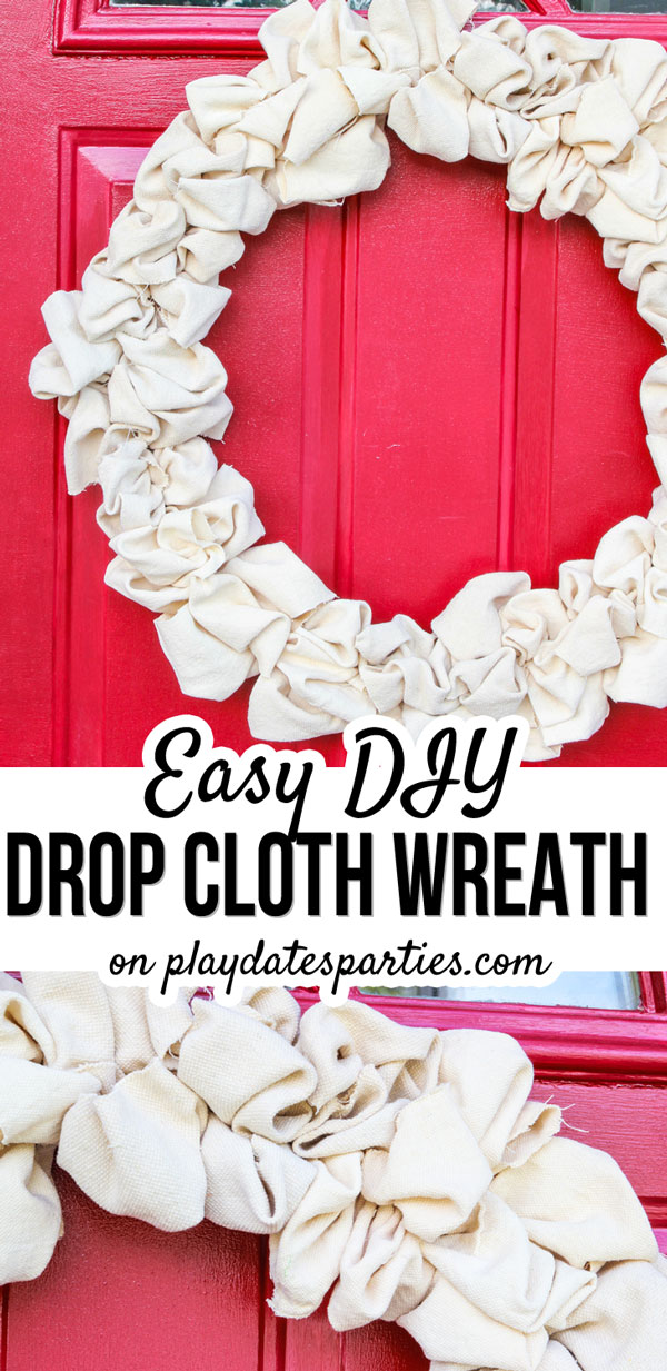 I love the idea of a DIY wreath on my front door, but need something simple and neutral enough for all seasons. This canvas drop cloth wreath tutorial is perfect for all colors! I have so many ideas for how to add a little punch for Christmas and each season without having to make a new wreath every few months. It’s such an easy and beautiful way to welcome guests to our home.
#wreathtutorial #fallwreath #crafts #wreath #diywreaths #frontdoor #tutorial #fall #Falldecor