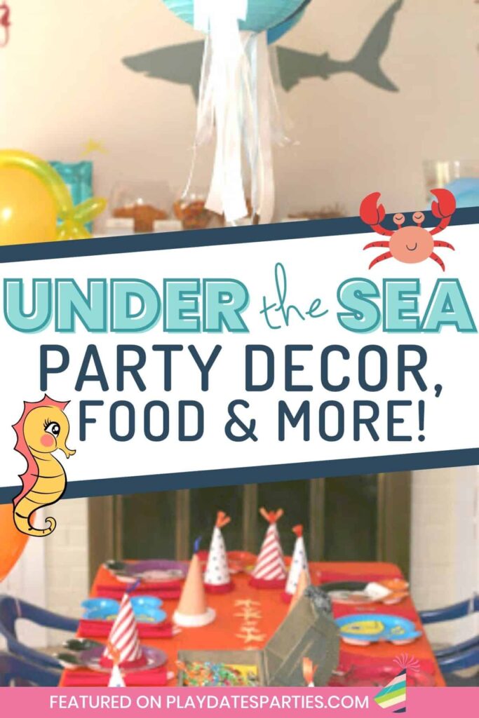 Under The Sea Party For A 3 Year Old Boy