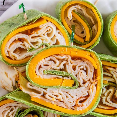 Image for Chicken Cheddar Pinwheel Sandwiches