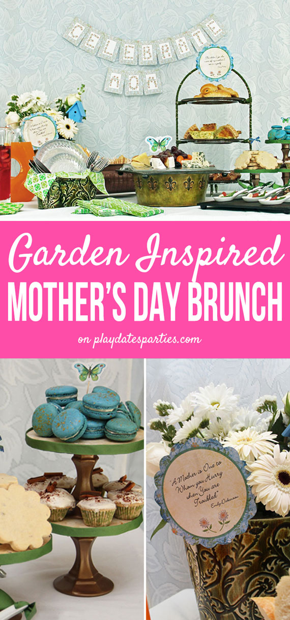 Looking for Mother's Day brunch ideas that are fun and easy to pull together? Head over to playdatesparties.com to get all the details on this garden-inspired Mother's Day feast that you can easily recreate.
#MothersDay #brunch #MothersDaybrunch #pdpcelebrates
