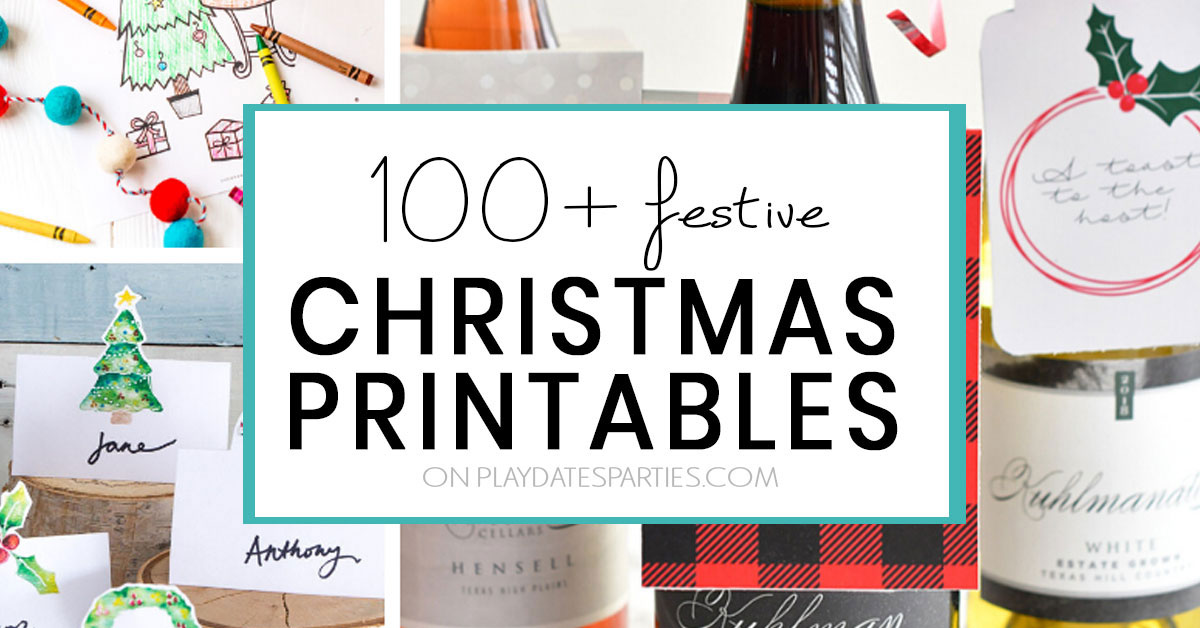 Free Christmas Printables | Over 100 Festive Ideas for Kids and Families