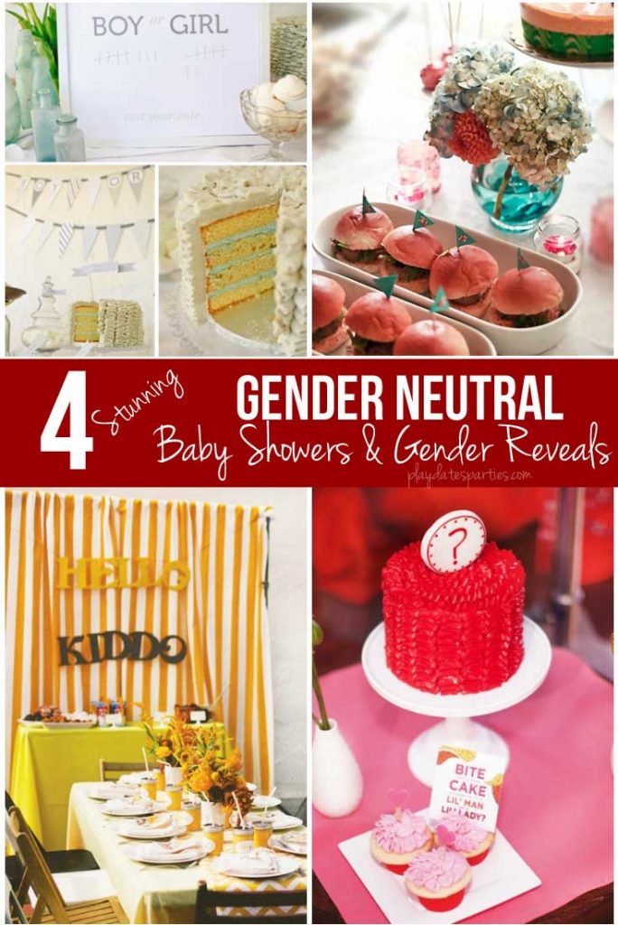 Even if you find out your baby's gender, this stunning gender neutral baby shower and gender reveal collection will make you second-guess blue and pink!