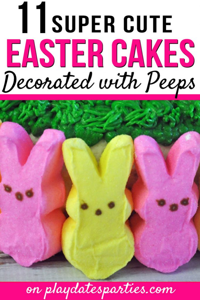 Your kids will call you the best mom on the block when you make an awesome Easter Peeps cake like these. The best part? All of these ideas are so easy to pull together. Keep it simple by displaying the rabbit Peeps, or have fun by arranging your bunnies and chicks to create something completely new. 