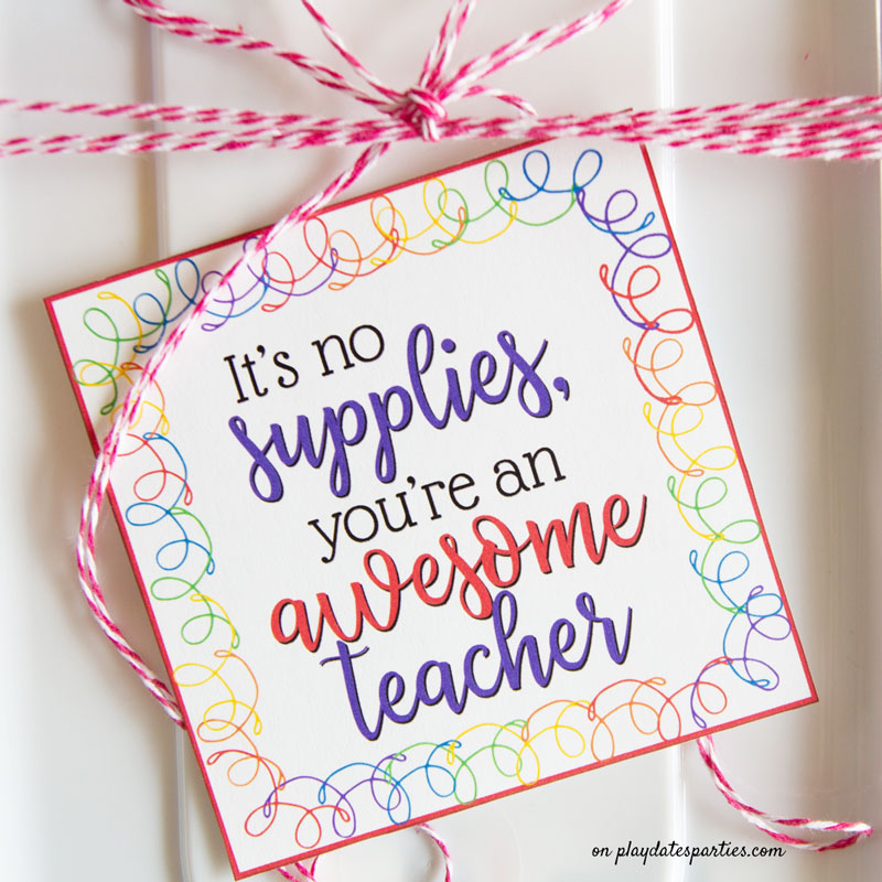 Free Teacher Appreciation Printables (+ Supplies Teachers Need)