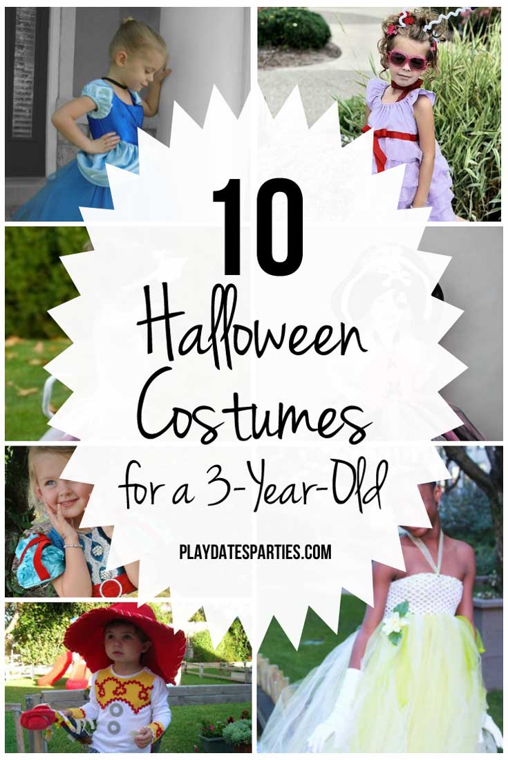 Here's a list of 10 perfect Halloween costumes for a 3-year-old girl. Which one do you think my girly girl chose to wear?