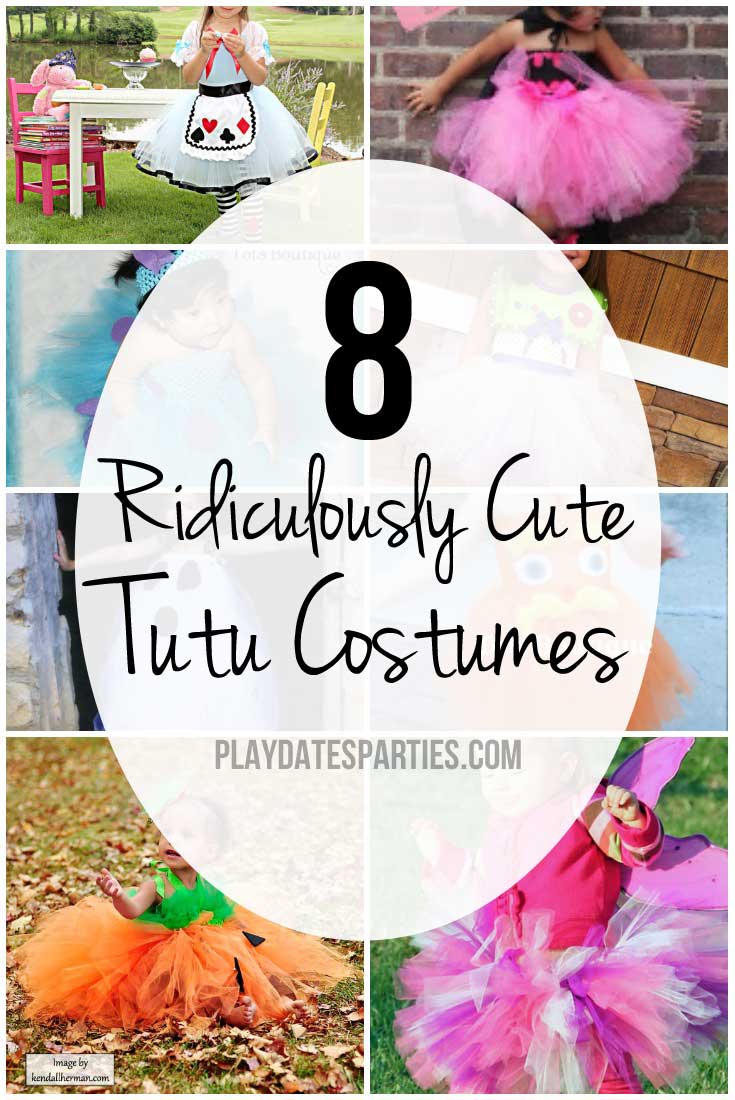 Tutus are for more than just princess and fairy costumes. Take a look at these 8 ridiculously cute and creative tutu costumes for Halloween.