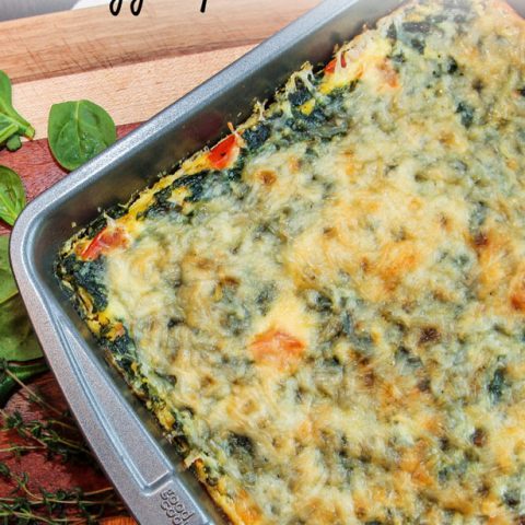Image for Quinoa Bake with Eggs, Spinach, and Tomatoes