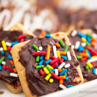 Image for The Cheater's Cookie Platter & a Peanut Butter Icing Recipe