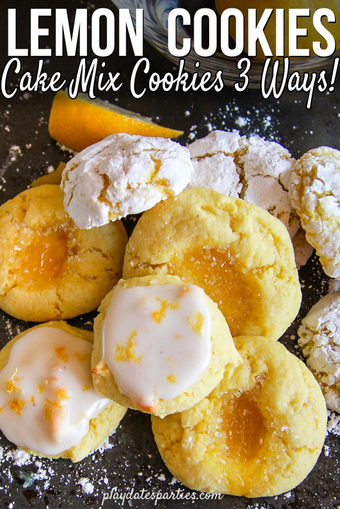 Lemon Cake Mix Cookies | One Dough, Three Amazing Cookies