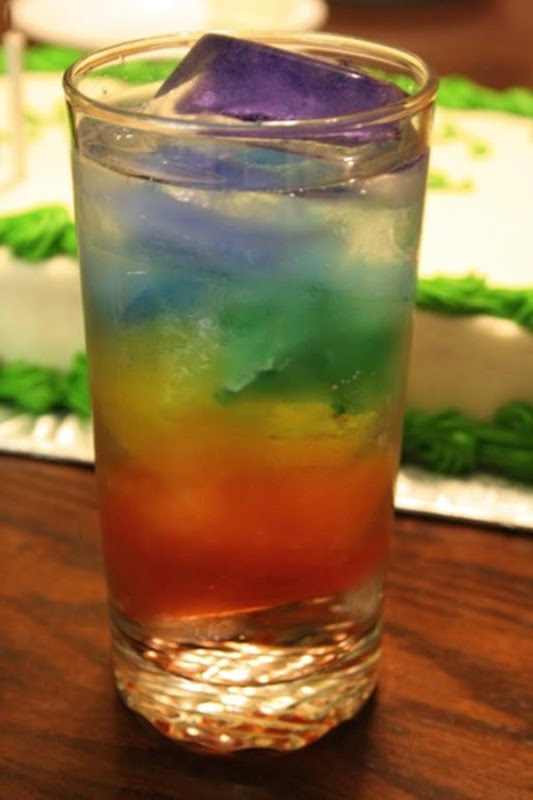 Rainbow Ice Water