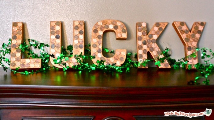 Made by Marzipan Lucky Penny Letters