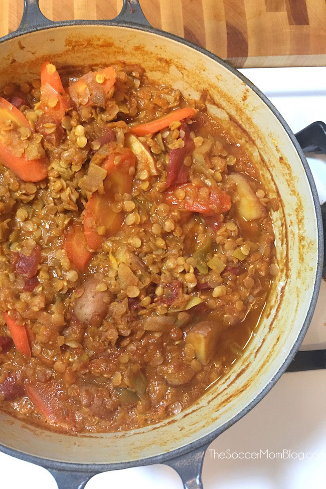 Greek Lentil Soup from The Soccer Mom Blog