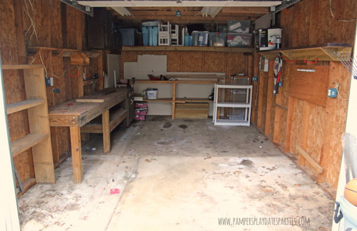 After an extensive re-organization of a cluttered garage, learn the unique garage organization tips that kept this garage organized for over two years.