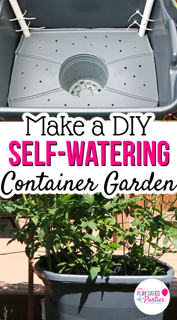 Want to grow the best vegetables this year? Head over to playdatesparties.com to see how to make a DIY self watering planter to keep your vegetables healthy and happy.
#DIY #garden #gardening #pdpcreates
