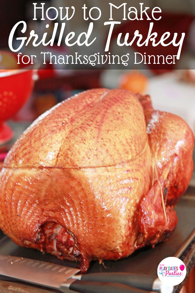 Keep your oven and crockpot clear for the side dishes this Thanksgiving and learn how to make a smoked turkey on a charcoal grill. This easy recipe makes the perfect turkey with tender, juicy meat that is amazing for leftovers. You’ll never want to make Thanksgiving turkey in the oven again. #easyholidayrecipes #recipes #grilling #grill #thanksgiving #thanksgivingrecipes #turkey #thanksgivingturkey