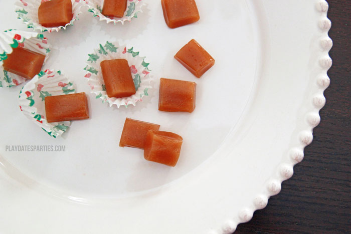 Bailey's Irish Cream caramels are the perfect grown-up version of a classic candy. The resulting flavor is creamy and sweet, with a perfect hint of coffee.