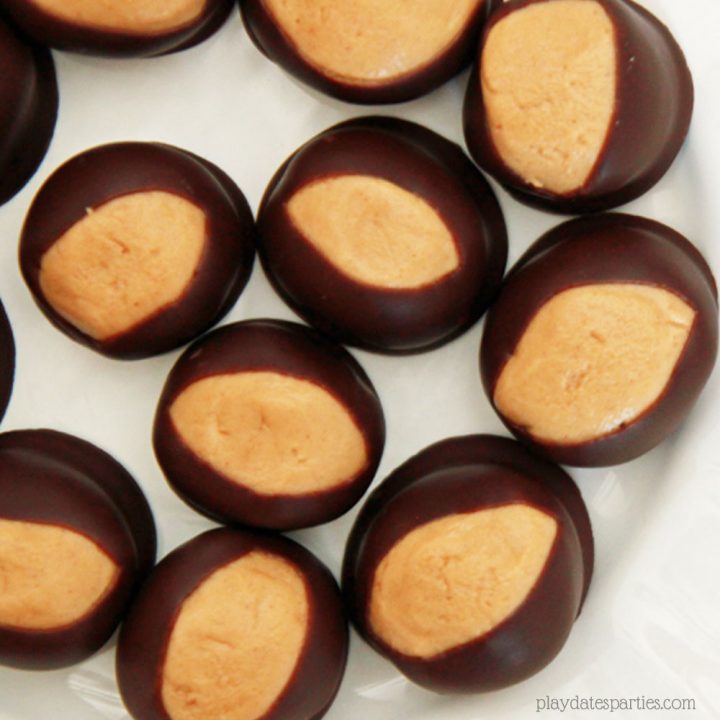 Image for The Perfect Buckeyes Recipe (Chocolate Peanut Butter Balls)