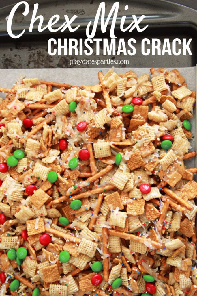 Christmas Crack: Chex Mix Candy and Ritz Cracker Candy