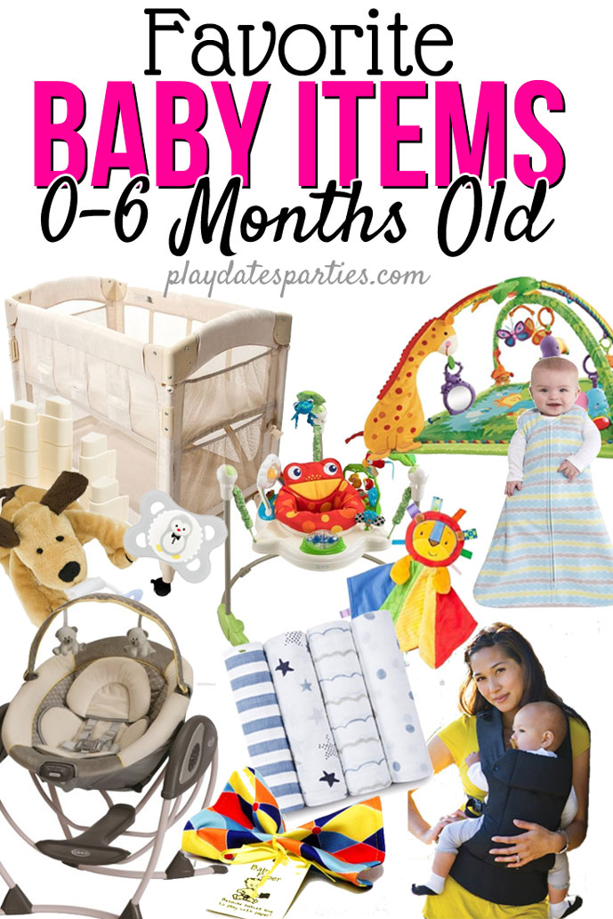 6 month baby items