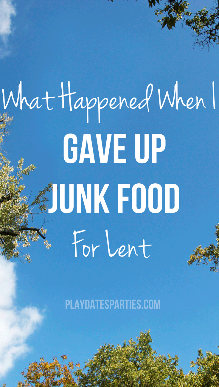 Sometimes it's so easy to mindlessly eat the junk food around you. Find out what happened when I gave up junk food for Lent one year. Did the cravings go away? Did I lose weight?
