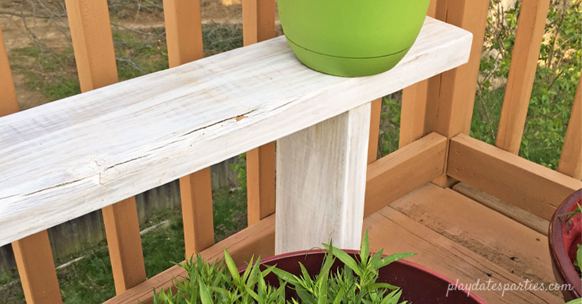 Easy DIY Potted Plant Benches (ORC Week 2)