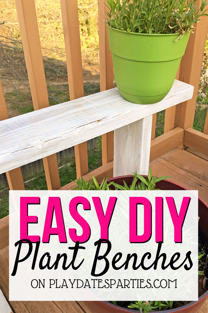 Easy Diy Potted Plant Benches Orc Week 2, Outdoor Plant Bench