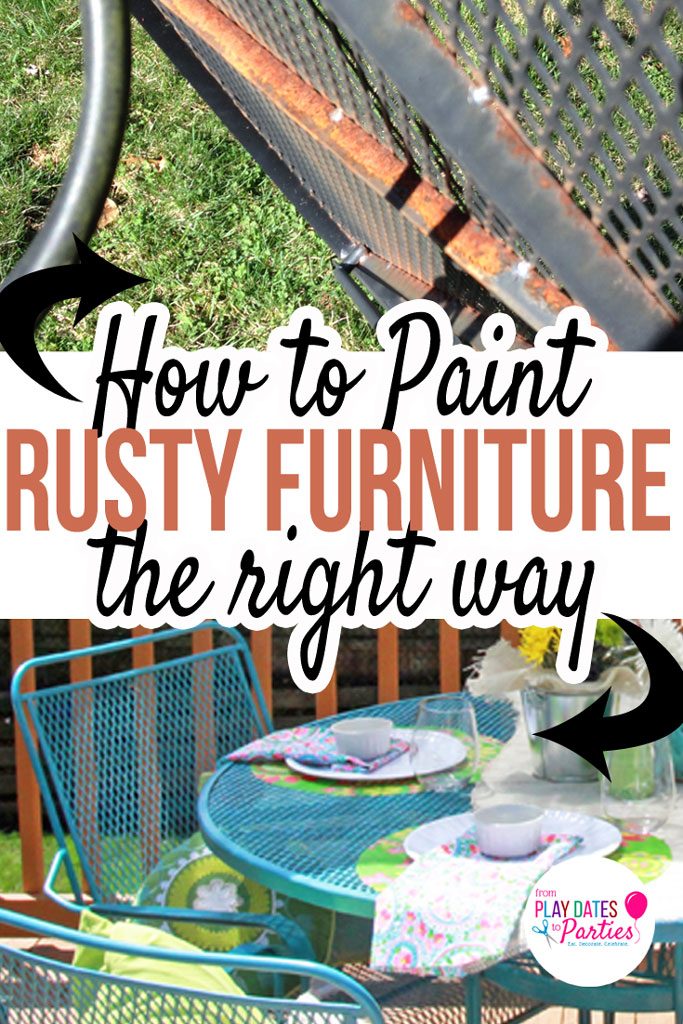 How to Spray Paint Metal Patio Furniture