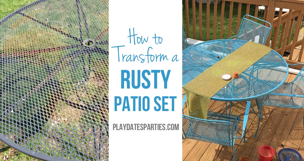 How To Paint Rusted Patio Furniture, How To Paint Rusted Patio Furniture