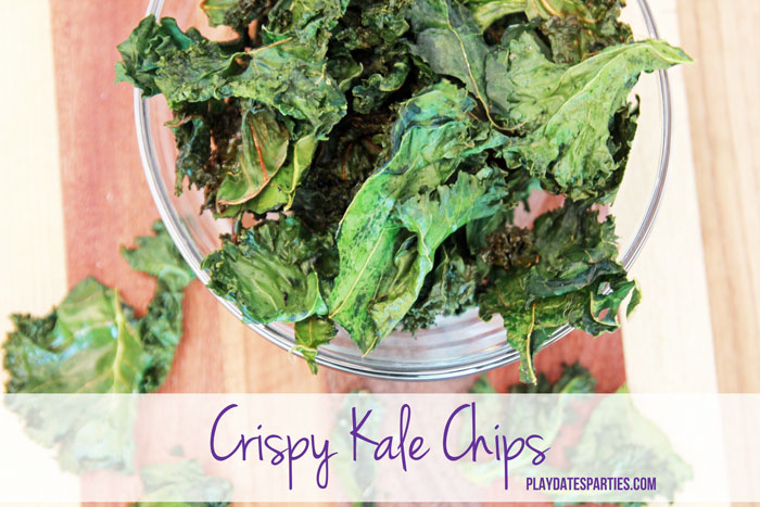 Kids can cook too! Take a look at how a trip to a local farm got one 5-year-old excited about making her own delicious crispy Kale Chips.