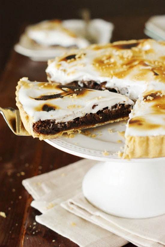 Fudgy S'mores Pie