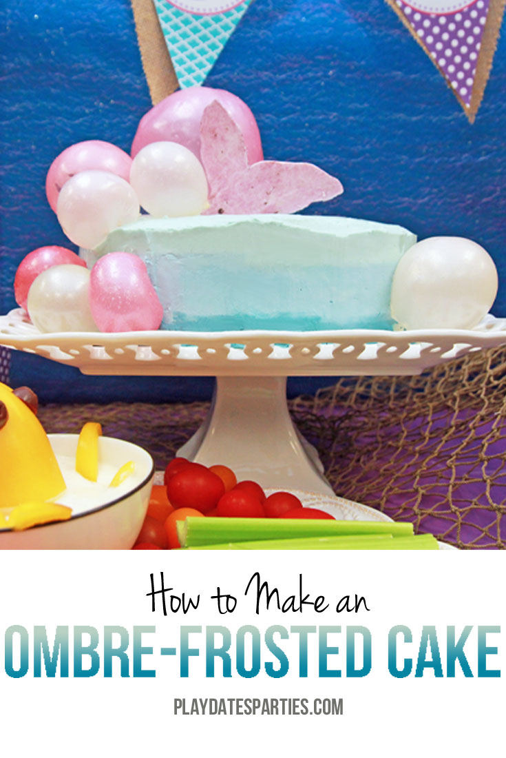 Making an ombre cake is easier than you think! Follow these easy steps to get a gorgeous ombre effect every time!