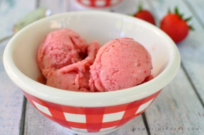 Looking for a simple, delicious, dairy-free, healthy strawberry ice cream recipe? Well you've found it! Just 4 ingredients and you'll be eating a fast frozen treat!