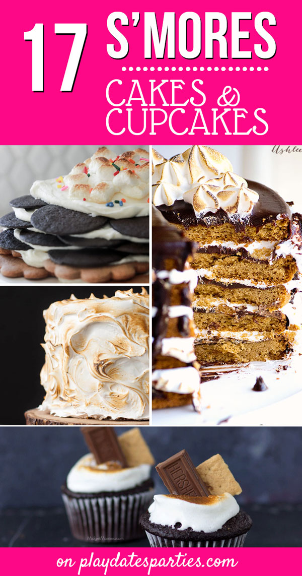 Whether you're looking for an easy s'mores cake for a casual get-together, or an impressive centerpiece for a birthday party, here are 17 insanely fun s'mores cakes you just have to see!
#smores #dessertrecipes #partyideas #pdpcelebrates