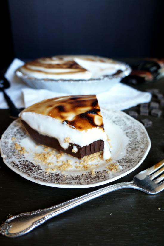 Vegan s'mores pie