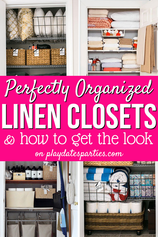 How to Organize Your Bathroom Linen Closet - Crazy Life with Littles