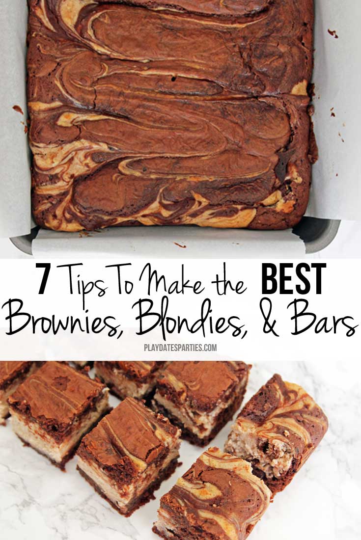 Avoid baking disasters and make the best brownies, blondies, and bars by following these seven important tips and tricks.