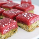 Cranberry curd bars with a pistachio crust are the perfect holiday alternative for anyone who loves the sweet-tart combination of lemon bars.