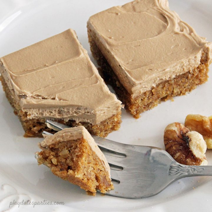 Sweet Potato Bars with Maple Frosting
