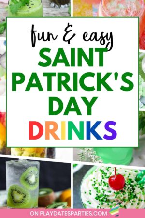 Fun and easy Saint Patrick's Day drinks and mocktails.