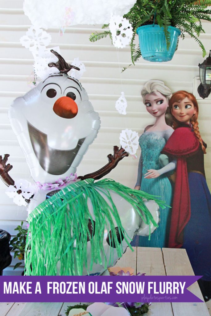 How to Make an Olaf Snow Flurry