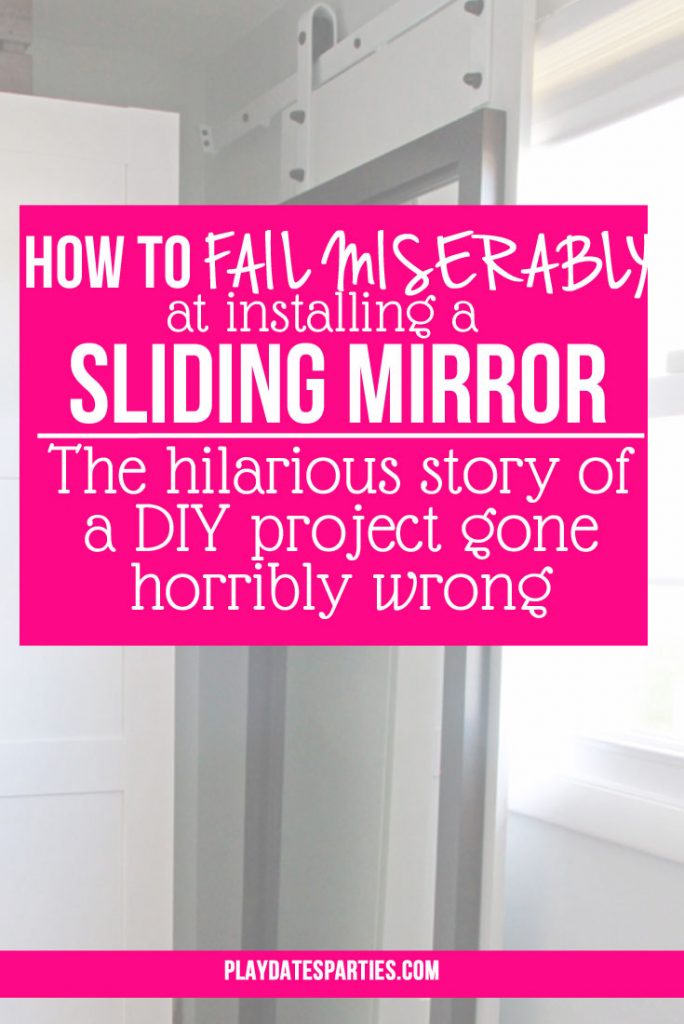 Who knew that installing a sliding mirror could be so difficult? Find out all the hilarious blunders it took to get just one sliding mirror in place.