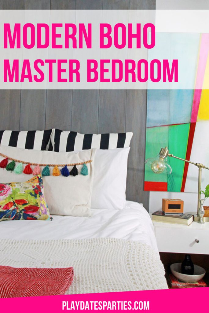 Modern Boho Master Bedroom