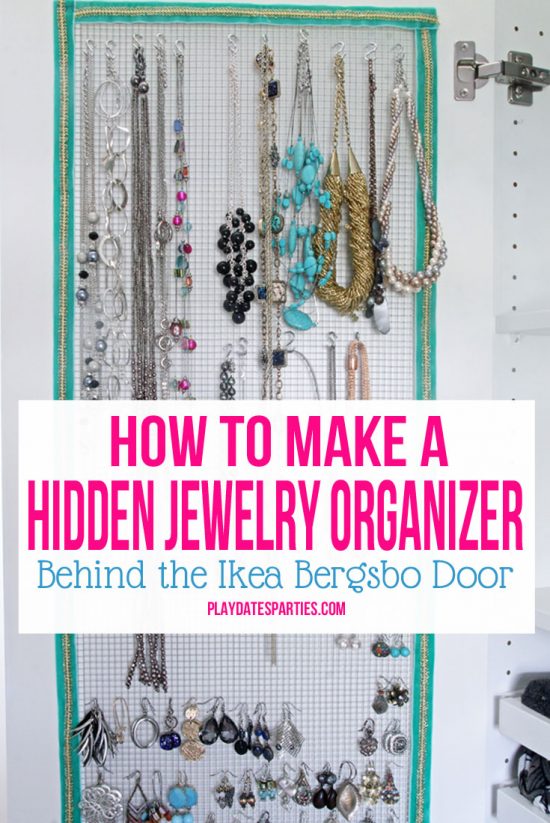 How to Make an Awesome Hidden Jewelry Organizer