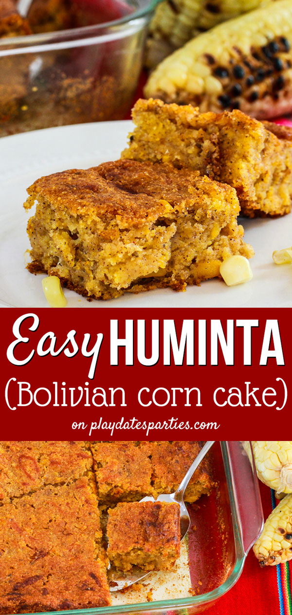 This is the most delicious and unique corn cake #recipe. Huminta, or Bolivian #corn cake is dense, sweet, and full of flavor. Take it to your next #potluck or #holiday gathering and prepare to be asked for this delicious recipe!
