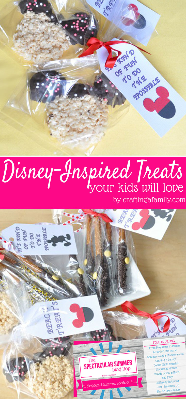 Simple Disney-inspired treats are a fun way to celebrate a love for all things Disney with your kids right from the comfort of your own home!