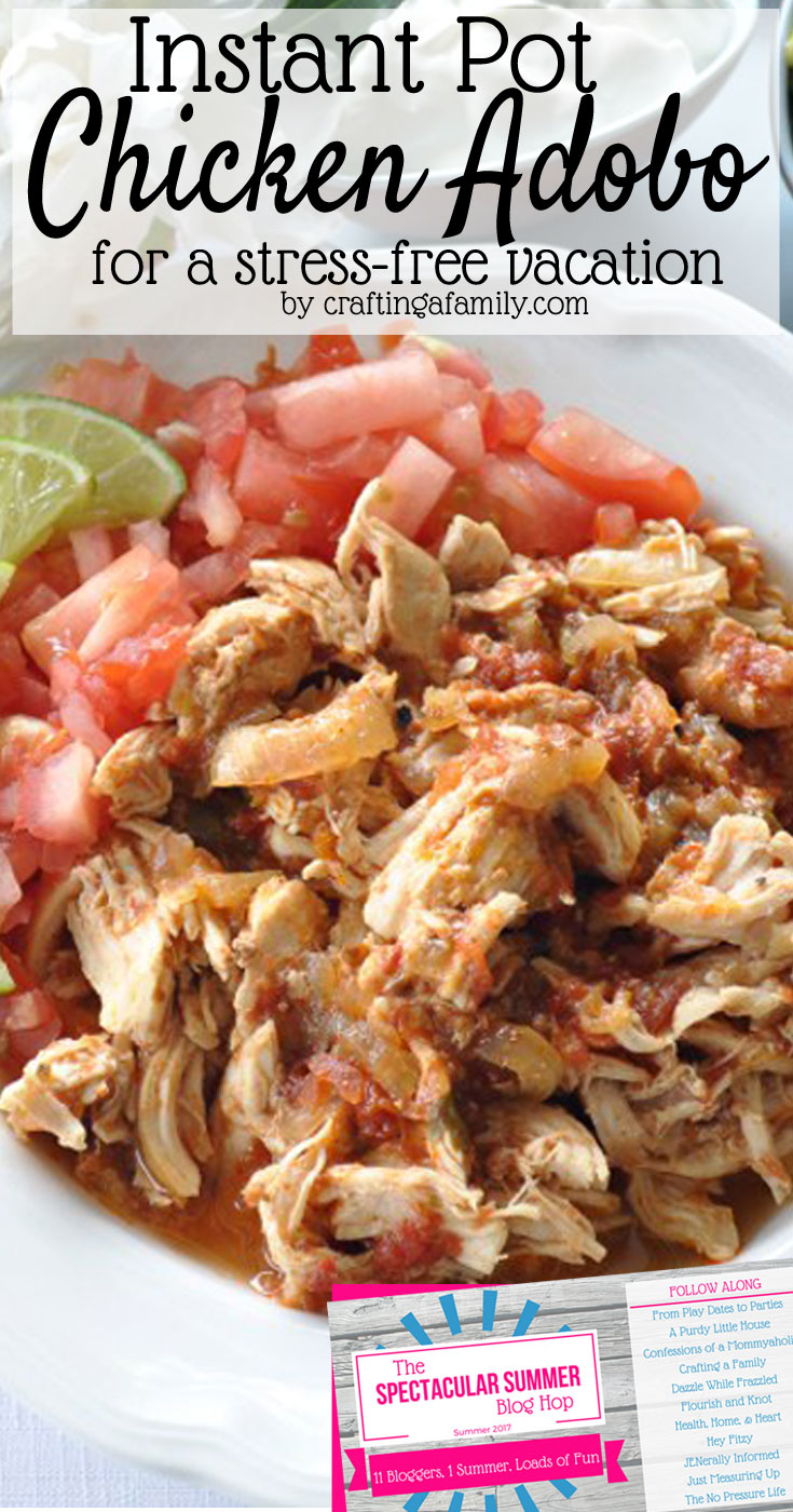 A stress-free vacation starts with making sure everyone is fed & happy. Everyone will love this chicken adobo recipe & printable packing checklist, too!