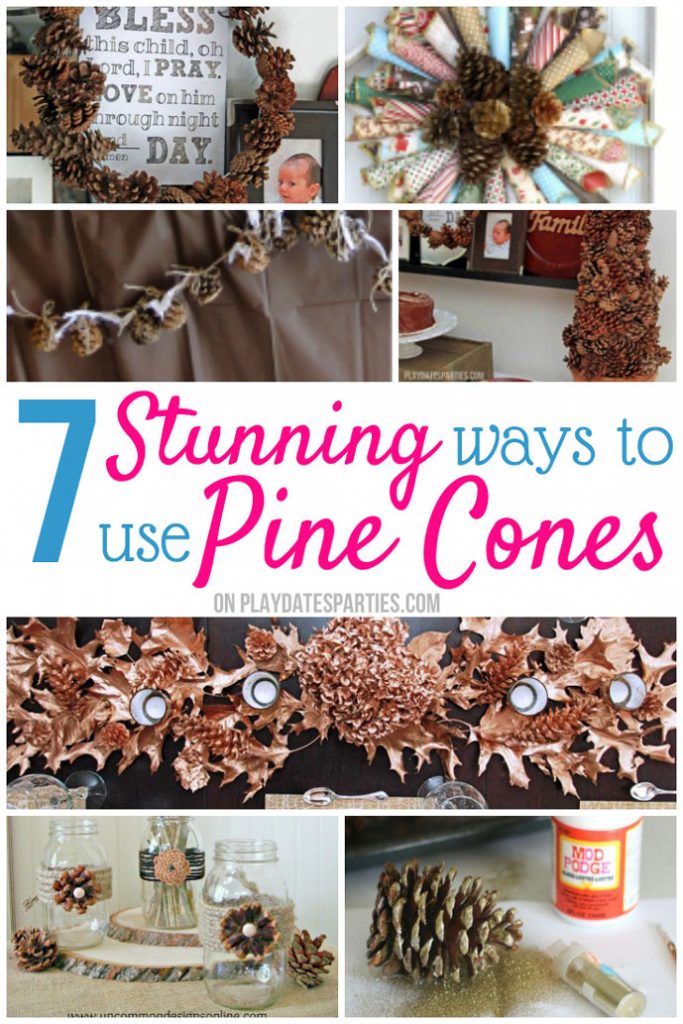 Pine cones are the BEST for decorating in fall and winter. They are cheap, easy to find, and work for any style. Take a look at these 7 stunning ways to decorate with pine cones and make the most of what mother nature has to offer.