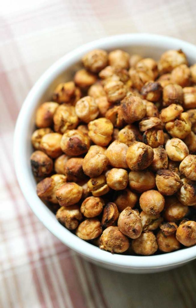 Gluten Free/Vegan Pumpkin Spice Roasted Chickpeas by Strength and Sunshine