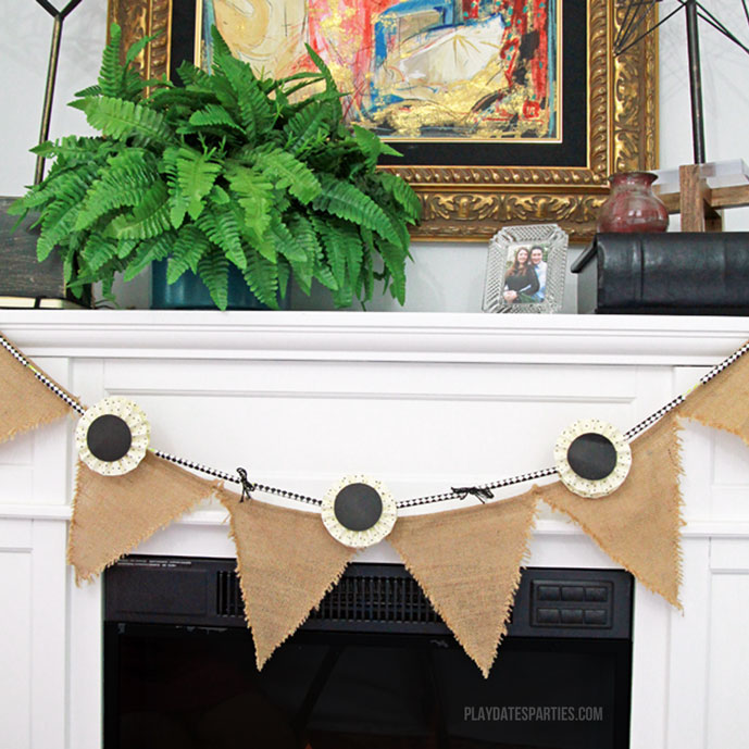 Forget going to the store to decorate. This 15-minute stash-busting paper straw garland is the perfect way to use up leftover party supplies, and will keep you celebrating long after the party is over!