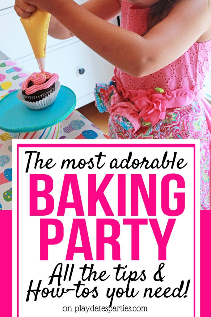 Does your kid love to bake? Find out how to throw an amazing baking birthday party including birthday party games, birthday party decorations, and DIY party decor crafts. #bakingparty #kidsparties #DIYpartydecor #pdpcelebrates